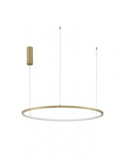 9345606 Lustra Nova Luce TARQUIN LED 46W 1708lm 3000K Aluminium  Acrylic Brass Gold Dimabil Triac IP20