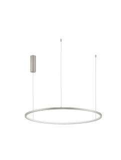 9345607 Lustra Nova Luce TARQUIN LED 46W 1708lm 3000K Aluminium  Acrylic Brushed Champagne Silver Dimabil Triac IP20