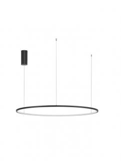 9345609 Lustra Nova Luce TARQUIN LED 59W 2144lm 3000K Aluminium  Acrylic Sandy Black Dimabil Triac IP20