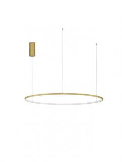 9345610 Lustra Nova Luce TARQUIN LED 59W 2144lm 3000K Aluminium  Acrylic Brass Gold Dimabil Triac IP20