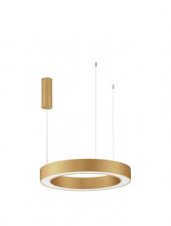 9345640 Lustra Nova Luce MORBIDO LED 48W 3268lm 2700K - 4000K Aluminium  Acrylic Brass Gold Dimabil CCT IP20