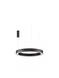 9345642 Lustra Nova Luce MORBIDO LED 59W 4076lm 2700K - 4000K Aluminium  Acrylic Sandy Black Dimabil CCT IP20