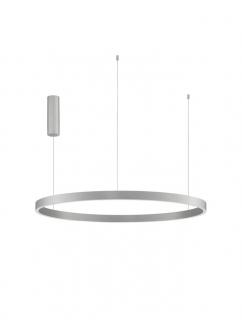 9345670 Lustra Nova Luce ELOWEN LED 106W 4899lm 3000K Aluminium  Acrylic Brushed Silver Dimabil Triac IP20