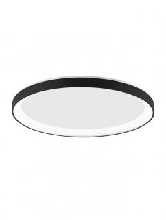 9345683 Plafoniera Nova Luce PERTINO LED 40W 2554lm 2700K Aluminium  Acrylic Sandy Black Dimabil Triac IP20