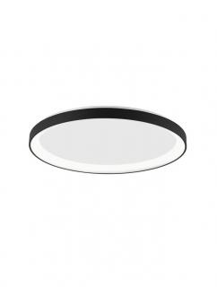 9345685 Plafoniera Nova Luce PERTINO LED 50W 3134lm 2700K Aluminium  Acrylic Sandy Black Dimabil Triac IP20