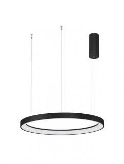 9345689 Lustra Nova Luce PERTINO LED 48W 2773lm 2700K Aluminium  Acrylic Sandy Black Dimabil Triac IP20