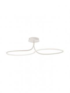 9357087 Plafoniera Nova Luce FUNGO LED 47W 2630lm 3000K Aluminium  Acrylic Sandy White Dimabil Triac IP20