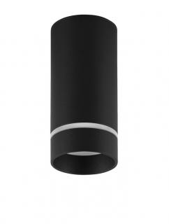 9387001 Spot Aplicat Nova Luce ESCA GU10 1x10W   Aluminium  Acrylic Sandy Black  IP20