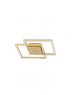 9500821 Plafoniera Nova Luce BILBAO LED 25W 1600lm 3000K Aluminium  Acrylic Gold Nedimabil IP20