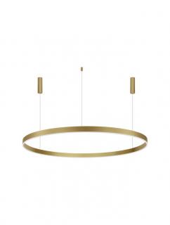 9530205 Lustra Nova Luce MOTIF LED 80W 6000lm 3000K  Aluminium  Acrylic Brass Gold Dimabil Triac IP20