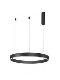 9530212 Lustra Nova Luce MOTIF LED 40W 2943lm 2700K - 6000K  Aluminium  Acrylic Sandy Black Dimabil CCT IP20