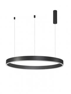 9530214 Lustra Nova Luce MOTIF LED 60W 4165lm 2700K - 6000K  Aluminium  Acrylic Sandy Black Dimabil CCT IP20