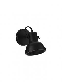 9624103 Aplica Nova Luce RUVI GU10 1x10W   Metal Matt Black  IP20