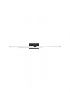 9695245 Aplica baie Nova Luce CHART LED 31W 2077lm 3000K Aluminium  Acrylic Matt Black Nedimabil IP44