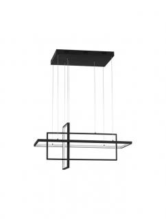 9756719 Lustra Nova Luce CLEA LED 59W 2129lm 2700-3500-5000K Aluminium  Acrylic Sandy Black Dimabil CCT IP20
