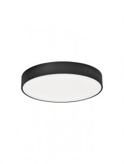 9756722 Plafoniera Nova Luce SOTTO LED 40W 1964lm 2700-3500-5000K Aluminium  Acrylic Sandy Black Dimabil CCT IP20