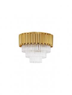 9824078 Lustra Nova Luce MAGNOLIA E14 5x5W   Aluminium  Crystal Gold  IP20