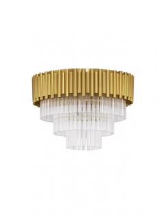 9824079 Lustra Nova Luce MAGNOLIA E14 6x5W   Aluminium  Crystal Gold  IP20