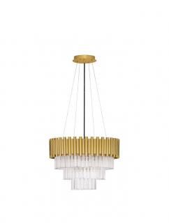 9824081 Lustra Nova Luce MAGNOLIA E14 6x5W   Aluminium  Crystal Gold  IP20