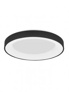 9853042 Plafoniera Nova Luce RANDO SMART LED 50W 2864lm 3000K Aluminium  Acrylic Sandy Black Dimabil CCT IP20