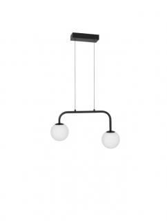 9919602 Lustra Nova Luce JOLINE LED 16W 1030lm 3000K IP20 Glass Metal Sandy Black White Opal