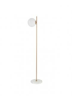 9960619 Lampadar Nova Luce CANTONA E27 1x12W IP20 Glass White Opal Gold