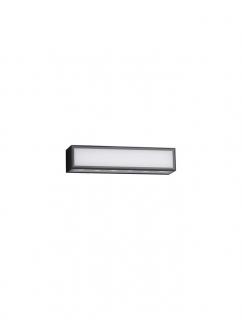 Aplica exterior Nova Luce INGA 9030595 LED 18W 3000K 1484lm Sandy Black Die-Casting Aluminium  Clear Glass   IP65