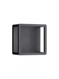 Aplica exterior Nova Luce MISTI 9030568 LED 9W 3000K 271lm Sandy Black Die-Casting Aluminium  Polycarbonate Frost   IP65