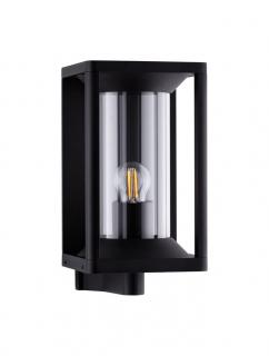 Aplica exterior Nova Luce PACIFIC 9030602 E27 1x12W    Sandy Black Die-Casting Aluminium  Clear Polycarbonate   IP65