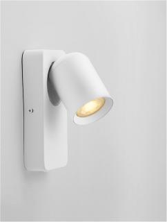 Aplica Nova Luce COSMINA 9011339 GU10 1x10W    Sandy White Aluminium   IP20