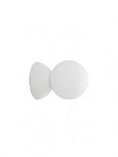 Aplica Nova Luce ZERO 9577013 White Gypsum  Opal Glass G9 1x5W   IP20