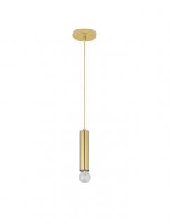 Pendul Nova Luce NORWAY E27 1x12W   Gold MetalGold Fabric Wire IP20