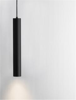 Pendul Nova Luce SEAW AVE 9011337 GU10 1x10W    Sandy Black Aluminium  IP20