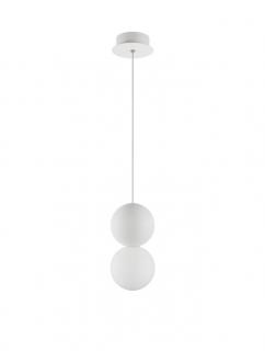 Pendul Nova Luce ZERO 9704192 White Gypsum Opal Glass  White Aluminium G9 1x5W   IP20