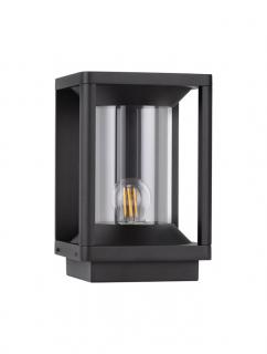 Veioza exterior Nova Luce PACIFIC 9030606 E27 1x12W    Sandy Black Die-Casting Aluminium  Clear Polycarbonate   IP65