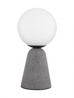 Veioza Nova Luce ZERO 9577010 Gray Concrete  Opal Glass  G9 1x5W   IP20