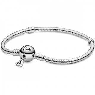 Bratara pentru talismane compatibile Pandora din Argint 925 - Moments of Love 19 cm