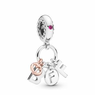 Talisman Argint 925, Charm compatibil Pandora ,       Best Friends Forever