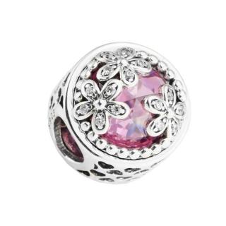 Talisman Argint 925, Charm compatibil Pandora ,       Blessed Flower