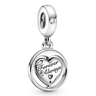 Talisman Argint 925, Charm compatibil Pandora ,       Forever and Always