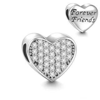 Talisman Argint 925, Charm compatibil Pandora ,       Forever Friends