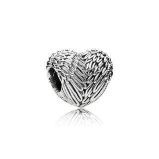 Talisman Argint 925, Charm compatibil Pandora ,       Heart under wings