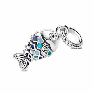 Talisman Argint 925, Charm compatibil Pandora ,       Lucky fish