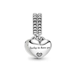 Talisman Argint 925, Charm compatibil Pandora ,       Mother and Daughter in law