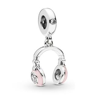 Talisman Argint 925, Charm compatibil Pandora ,       Music addicted