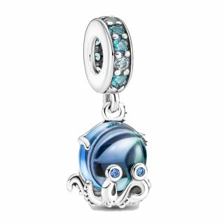 Talisman Argint 925, Charm compatibil Pandora ,       Ocean Octopus