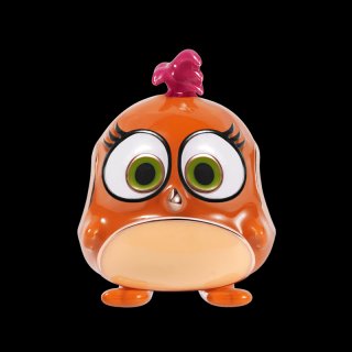 Talisman Argint 925, Charm compatibil Pandora ,       Orange Angry Birds