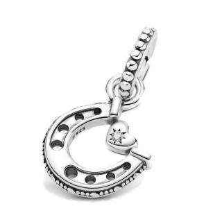 Talisman Argint 925, Charm compatibil Pandora ,       Potcovita