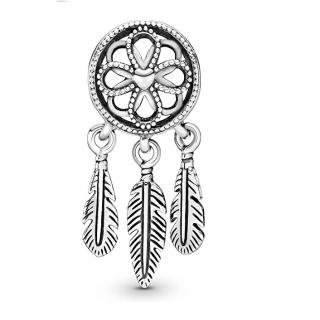 Talisman Argint 925, Charm compatibil Pandora ,       Spiritual Dreamcatcher