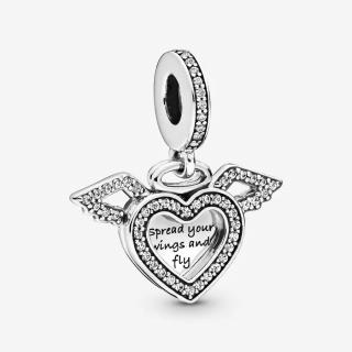 Talisman Argint 925, Charm compatibil Pandora ,       Spread your Wings and Fly